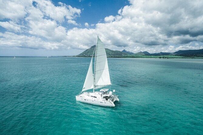 Catamaran Cruise: Isle aux Cerfs, Including BBQ Lunch, in Mauritius - Ile du Phare on the way: the in-between sight you’ll appreciate
