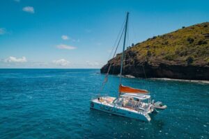 Catamaran Full-Day 3 island Northern Isles Cruise in Grand Baie - Meeting point and getting onto Wind Dancer without stress