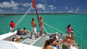 Catamaran Trip to Ile au Cerfs with Lunch and GRSE waterfall - Grand River South East Waterfall: Early Stop and Short-Form Adventure