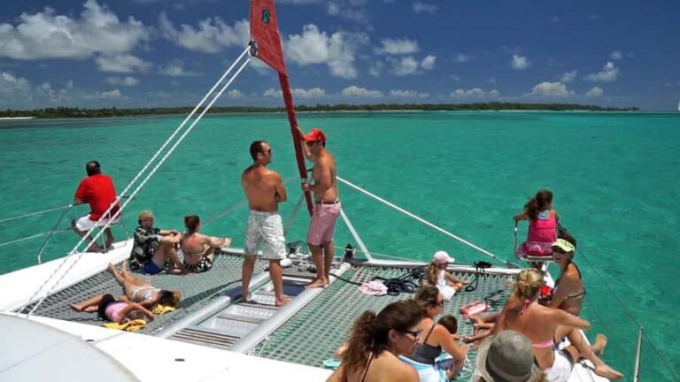 Catamaran Trip to Ile au Cerfs with Lunch and GRSE waterfall - Grand River South East Waterfall: Early Stop and Short-Form Adventure