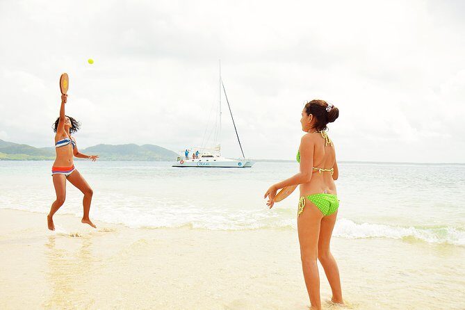 EAST Shared Cruise : OCÉANE Full day catamaran to Ile aux Cerfs - Grand River South East Waterfalls: Monkeys, Birds, and a Quick Nature Hit