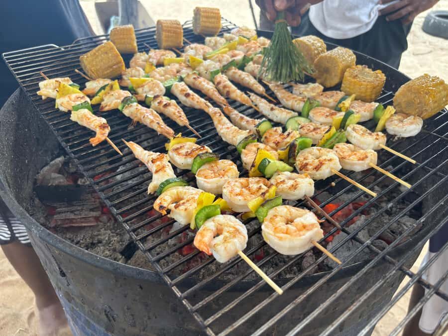 Exclusive:full-day/Dolphins watch& swimming Crystal Rock+Bbq - Private boat from Le Morne: finding Emba Filao and getting settled fast