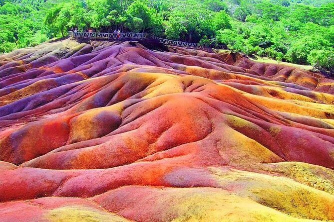 Exotic South: Journey into the Nature (Full-Day Tour incl Lunch & Ebony Forest) - Chamarel village, Seven Coloured Earth, and Chamarel Waterfall: a full nature-color hit