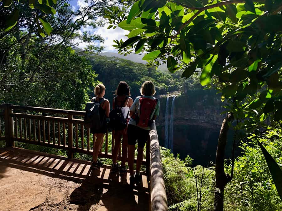 From Chamarel: Waterfall Eco-Hike Adventure - Seven Colored Earth Park Start: where the hike really begins