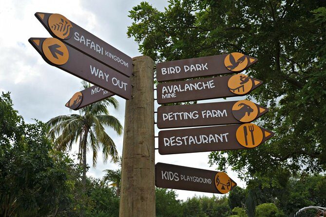 Full-Day Swimming with Dolphins and Casela Nature Park Tour in Mauritius - Casela World of Adventures: Wildlife Time With a Cost You Control