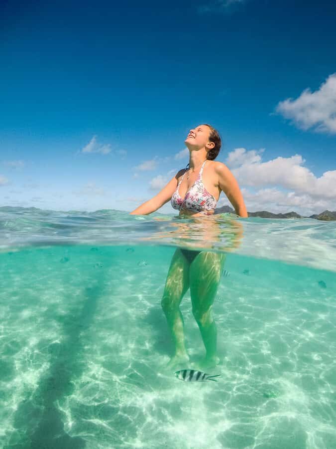 Ile aux Cerfs: The very best day by catamaran. - Secret stop: the quick 20-minute swim that sets the tone