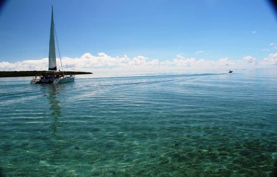Ile aux Cerfs: The very best day by catamaran. - Lunch onboard: BBQ, wine, and the all-day drink setup