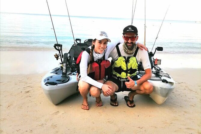 Kayak Fishing in Mauritius - Nature-Friendly Morning Time Near Mont Choisy Beach