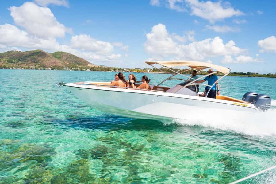 Mauritius: Speedboat Ile aux Cerfs, GRSE Waterfall, BBQ, Bar - Grand River South East waterfall: the photo stop that actually matters