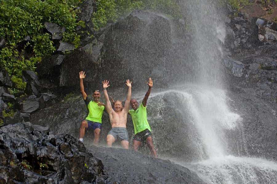 Mauritius: The Iconic Waterfalls hike + Mauritian picnic - The Waterfall Circuit: Pools, Rock Steps, and Slippery Timing