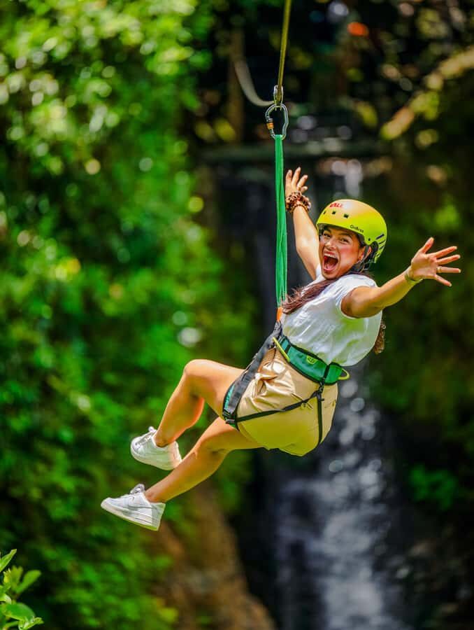 Mauritius: Vallé Advenature Park: Waterfall Zipline - The safety briefing and gear check that set the tone