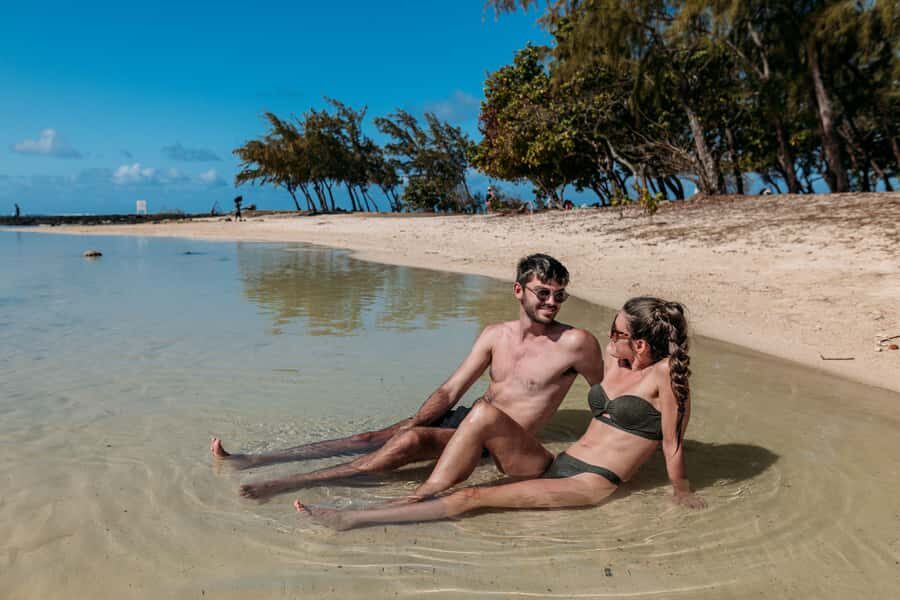North: Cruise to the flat island & Gabriel island.bbq lunch - BBQ Lunch on Ile Plate: Food That Matches the Holiday Mood