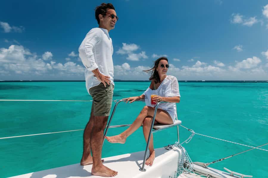 North: Cruise to the flat island & Gabriel island.bbq lunch - Meeting Up on the Beach: The Simple Start That Sets the Tone