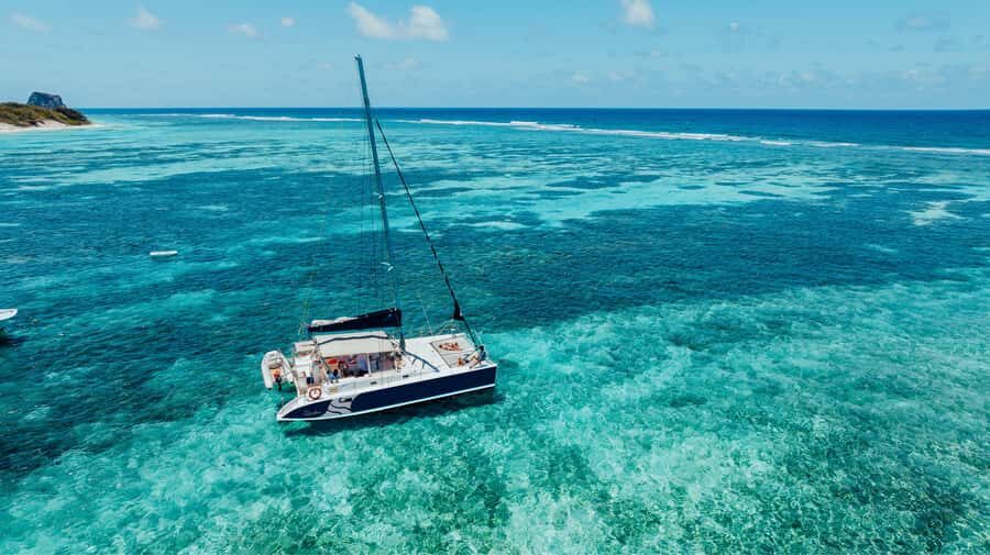 North of Mauritius: Catamaran Cruise w/ BBQ Lunch - Gabriel Island Timing: Swim, Snorkel, and Beach Time