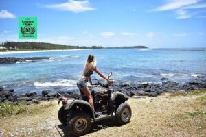 South Mauritius Day Trip: Quad and Sea - Getting your gear right: helmet, hair protection, and the items they do not provide