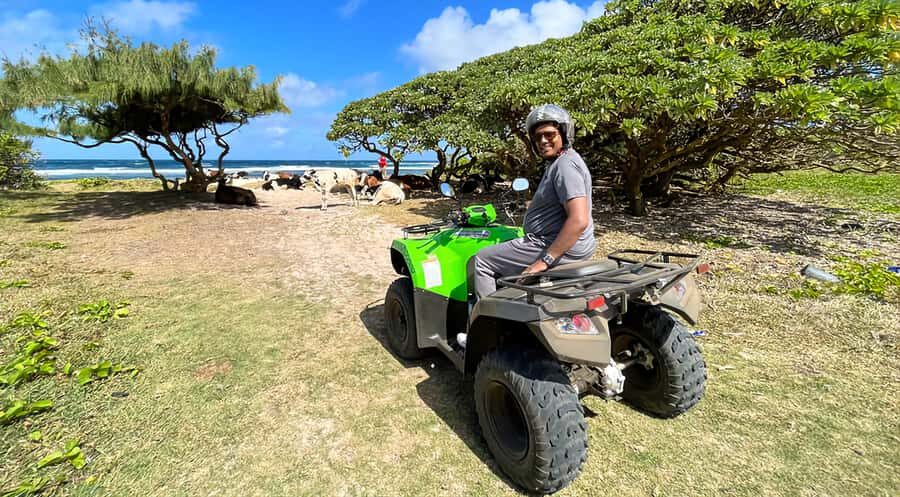 South of Mauritius: Quad Bike Tour - Meeting at Save Mart and Getting Rolling (What to Expect in the First 30 Minutes)
